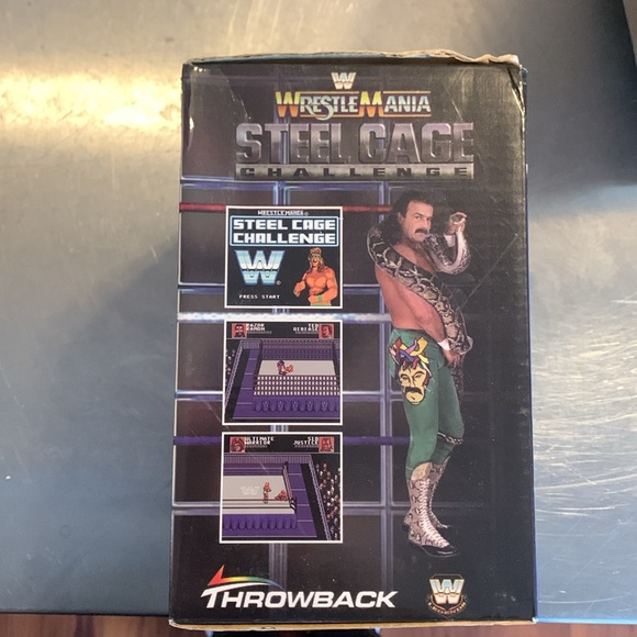 WWE WWF WRESTLING WRESTLEMANIA STEEL CAGE CHALLENGE PLUG N PLAY TV GAME NES Port - Picture 4 of 6